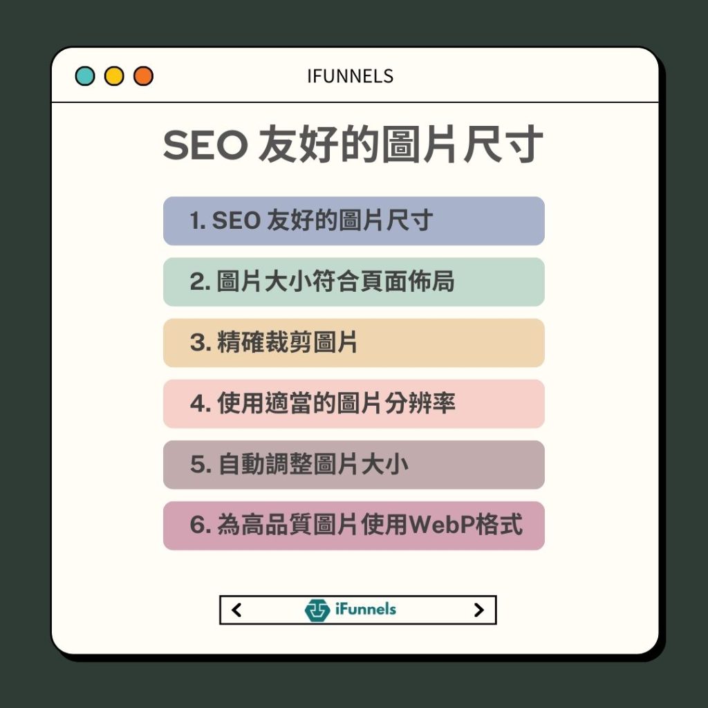 SEO 友好的圖片要點